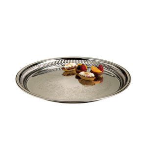 Round Embossed Fluted Tray