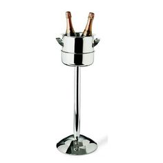 Hammered Wine Bucket & Stand