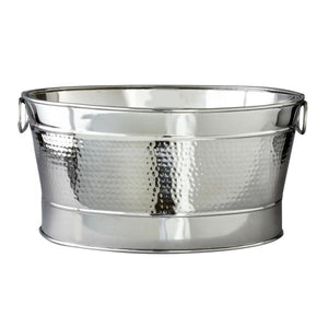 SS Hammered Oval Bucket